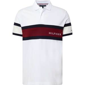 Tričko Tommy Hilfiger námořnická modř / vínově červená / černá / bílá