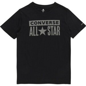 Tričko 'ALL STAR' Converse tmavě šedá / černá