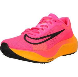 Sportovní boty 'Zoom Fly 5' Nike jasně oranžová / svítivě růžová / černá