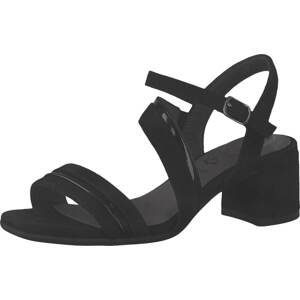 Páskové sandály tamaris černá