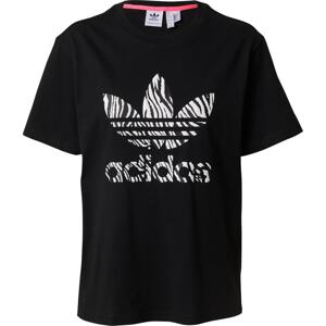 Tričko adidas Originals černá / bílá