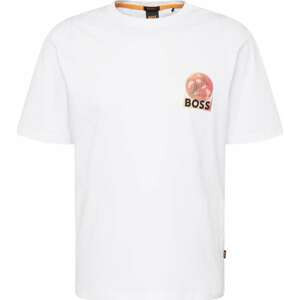 Tričko Boss Orange růžová / černá / bílá