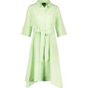 Košilové šaty monari světle zelená
