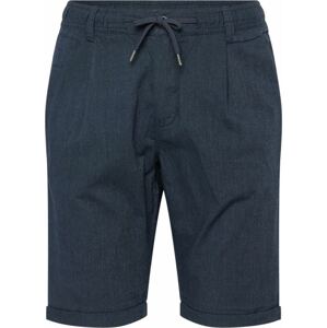 Kalhoty se sklady v pase lindbergh námořnická modř