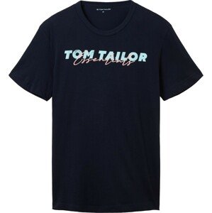 Tričko Tom Tailor světlemodrá / tmavě modrá / světle růžová