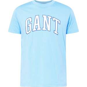 Tričko Gant světlemodrá / bílá