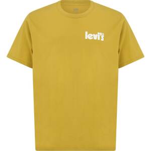 Tričko Levi's® Big & Tall hořčicová / bílá