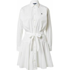 Košilové šaty Polo Ralph Lauren černá / bílá