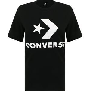 Tričko Converse černá / bílá