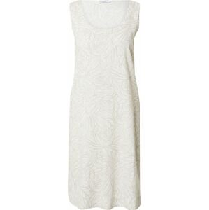 Letní šaty 'Amanda' ZABAIONE šedobéžová / přírodní bílá