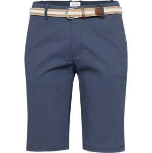 Chino kalhoty 'Superflex' lindbergh krémová / chladná modrá / světle hnědá / bílá