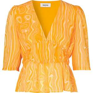 Tričko 'Donte' modström mandarinkoná / jasně oranžová