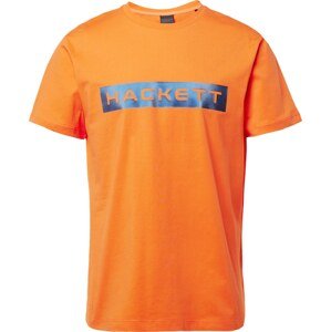 Tričko Hackett London modrá / oranžová