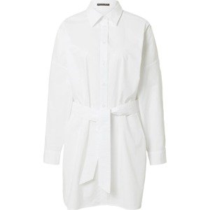 Košilové šaty Sisley bílá