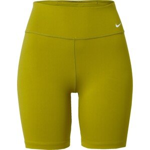 Sportovní kalhoty Nike citronová / bílá