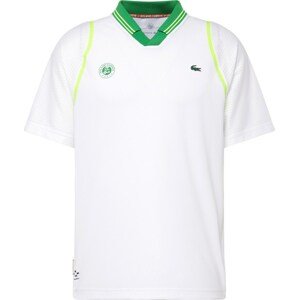 Funkční tričko Lacoste Sport zelená / světle zelená / bílá