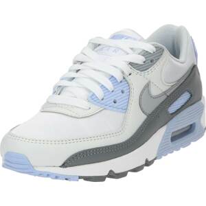 Tenisky 'AIR MAX 90' Nike Sportswear světlemodrá / šedá / tmavě šedá / bílá