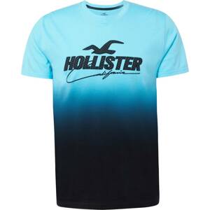 Tričko Hollister námořnická modř / ultramarínová modř / nebeská modř / černá