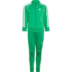 Joggingová souprava 'Adicolor Sst' adidas Originals zelená / bílá