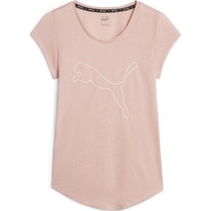 Funkční tričko Puma pastelově růžová / bílá
