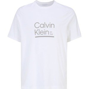Tričko Calvin Klein Big & Tall černá / bílá