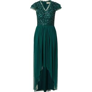 Společenské šaty 'Noah' Lace & Beads tmavě zelená