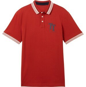 Tričko Tom Tailor námořnická modř / krvavě červená / bílá