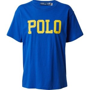 Tričko Polo Ralph Lauren modrá / žlutá