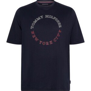 Tričko Tommy Hilfiger Big & Tall noční modrá / červená / bílá