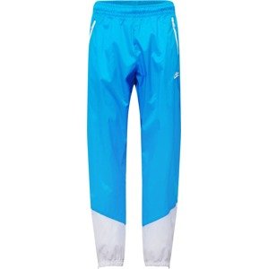 Kalhoty Nike Sportswear azurová modrá / bílá