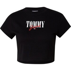 Tričko Tommy Jeans černá