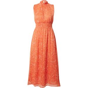 Šaty Dorothy Perkins pastelově oranžová / jasně oranžová / pink