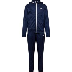 Joggingová souprava Nike Sportswear námořnická modř / bílá