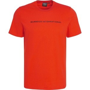 Tričko Barbour International tmavě oranžová / černá