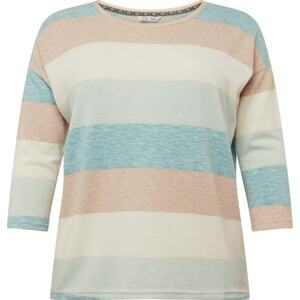 Tričko 'Mia' Z-One modrý melír / pastelově zelená / pastelově oranžová / bílá