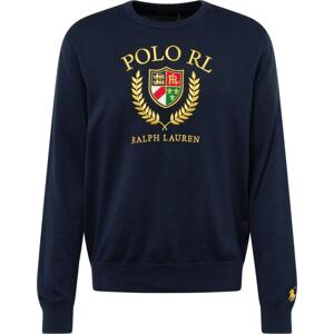 Mikina Polo Ralph Lauren námořnická modř / zlatá / zelená / červená