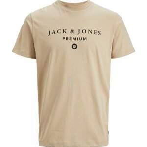 Tričko 'MASON' jack & jones béžová / černá