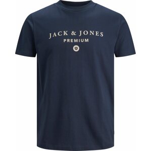 Tričko 'MASON' jack & jones krémová / námořnická modř