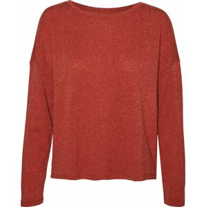 Tričko 'OTEA' Vero Moda rezavě červená