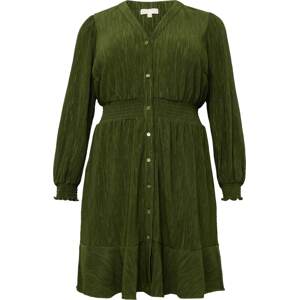 Košilové šaty Michael Kors Plus tmavě zelená