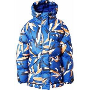 Outdoorová bunda adidas by stella mccartney modrá / námořnická modř / oranžová / bílá