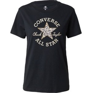 Tričko 'CHUCK TAYLOR' Converse zlatá / světle šedá / černá