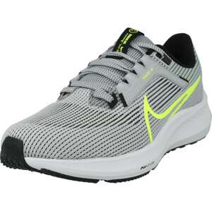 Běžecká obuv 'Air Zoom Pegasus 40' Nike svítivě žlutá / kouřově šedá