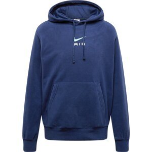Mikina 'AIR' Nike Sportswear námořnická modř / bílá