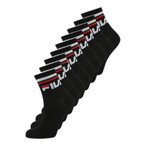 FILA Sportovní ponožky grenadina / černá / bílá