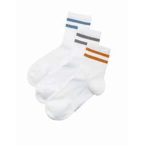 Pull&Bear Ponožky  modrá / karamelová / šedá / bílá