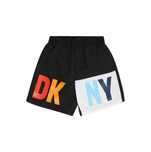DKNY Plavecké šortky oranžová / červená / černá / bílá