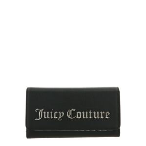 Juicy Couture Peněženka 'Jasm' černá / stříbrná