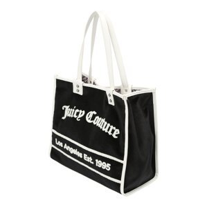 Juicy Couture Nákupní taška 'Rosmarie'  černá / bílá