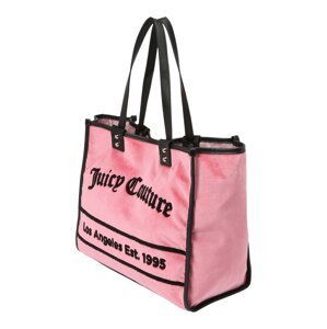 Juicy Couture Nákupní taška 'Rosmarie'  růžová / černá